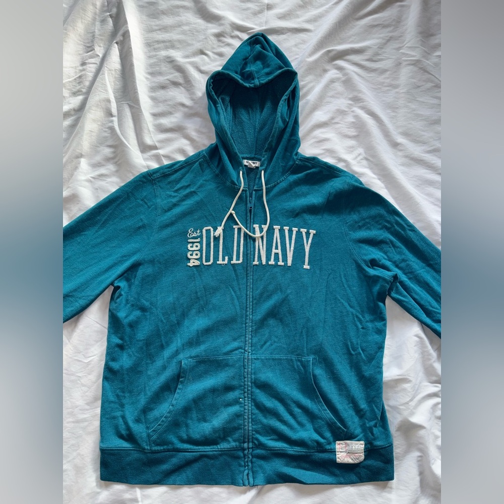 Old Navy Teal Zip-Up Jacket